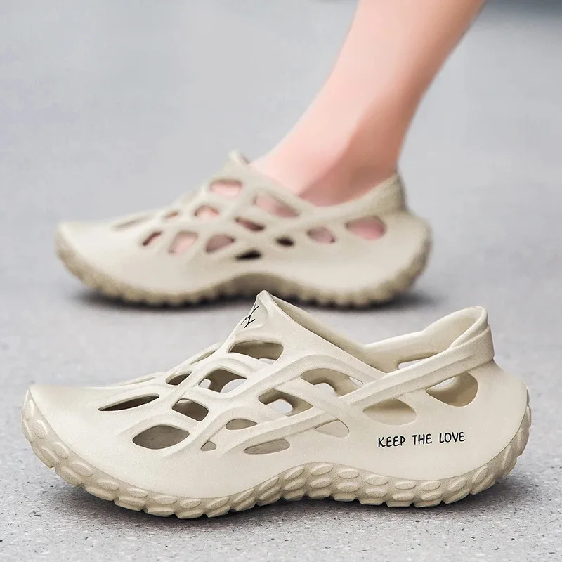 Summer Men Sandals Light EVA Men's Casual Shoes Hole Shoes Clogs Lovers Home Garden Outdoor Male Beach Flat Slippers Big Size - Image 6