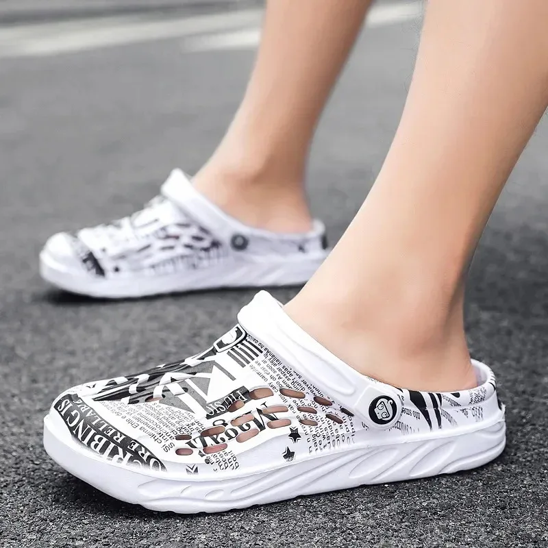 Men Women Sandals Breathable Home Slippers Outdoor Fashion Casual shoes for Men Outdoor Beach Flip-flop Garden Clogs - Image 2