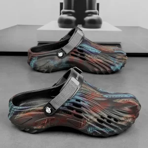 Men'S Shoes Slippers Summer Luxury Sandals EVA Slippers Flat Slides Man Beach Shoes Platform Soft Beach Sports Slippers Clogs