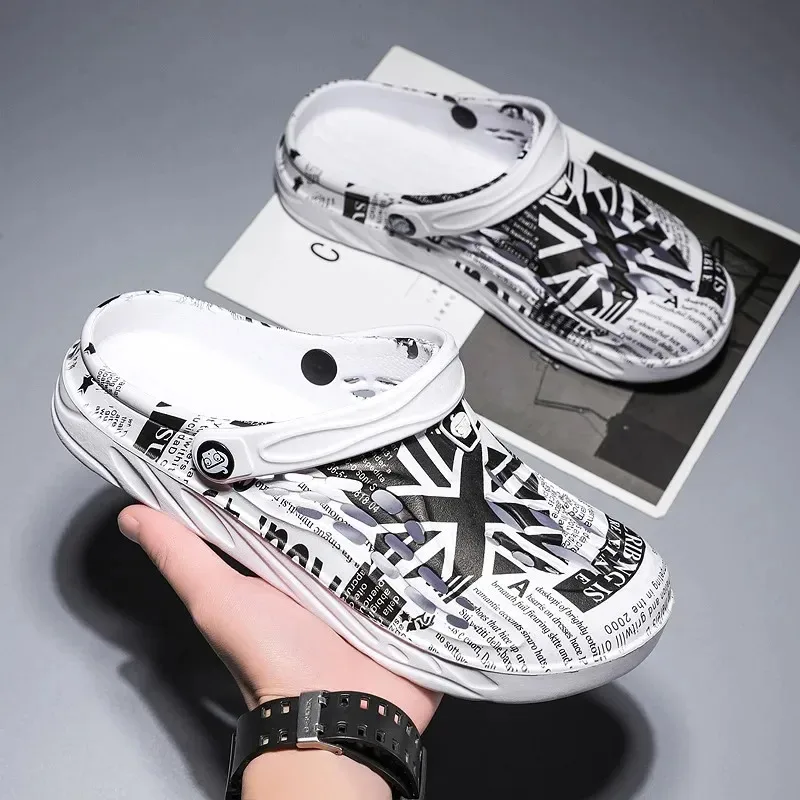 Men Women Sandals Breathable Home Slippers Outdoor Fashion Casual shoes for Men Outdoor Beach Flip-flop Garden Clogs