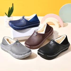 Men Slippers Winter Plush Warm Furry Slipper Couples Shoes Indoor Home Cotton Shoes Casual Flip-flops Slides Women's Slippers